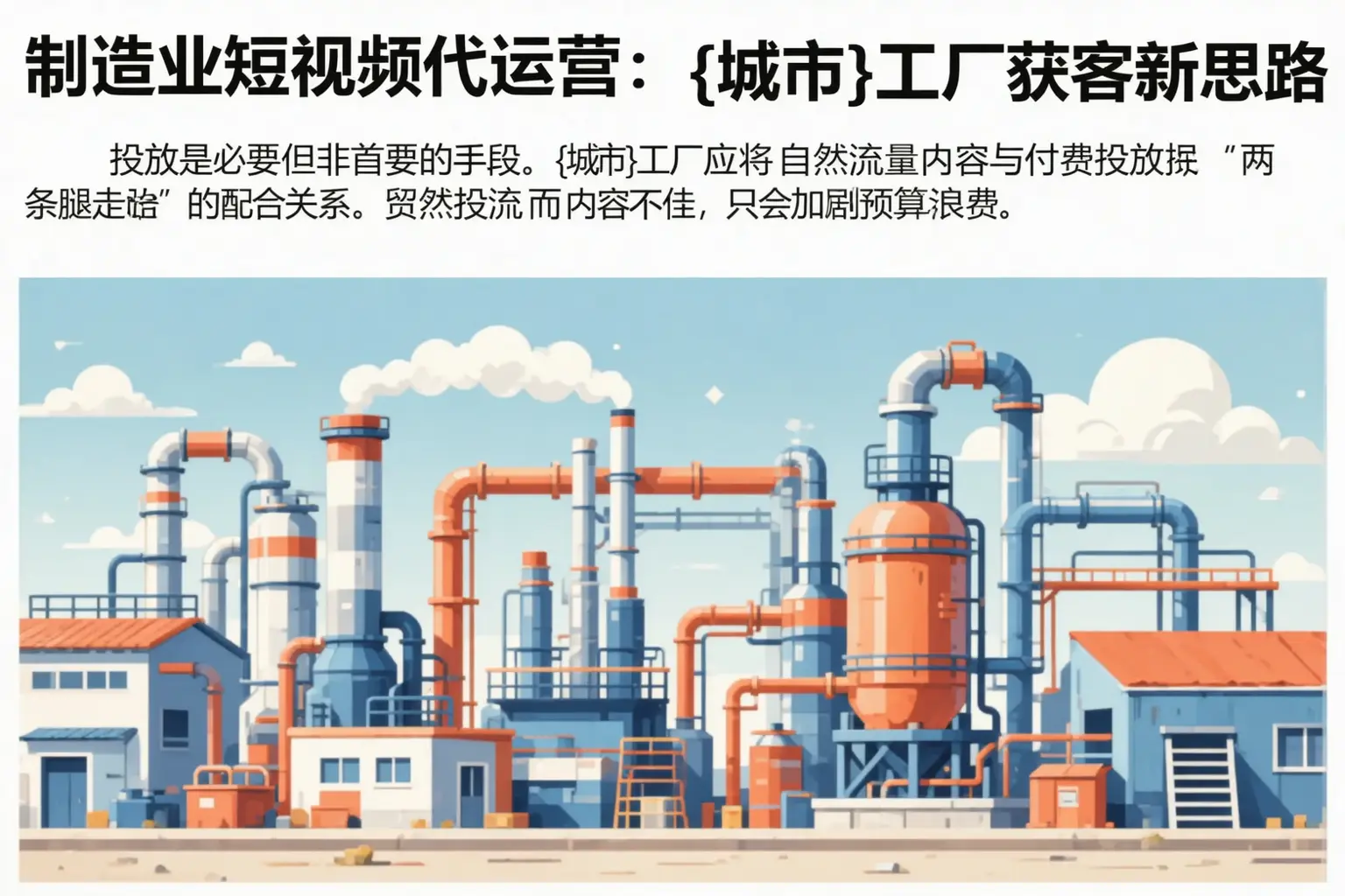 制造业短视频代运营：五峰工厂获客新思路