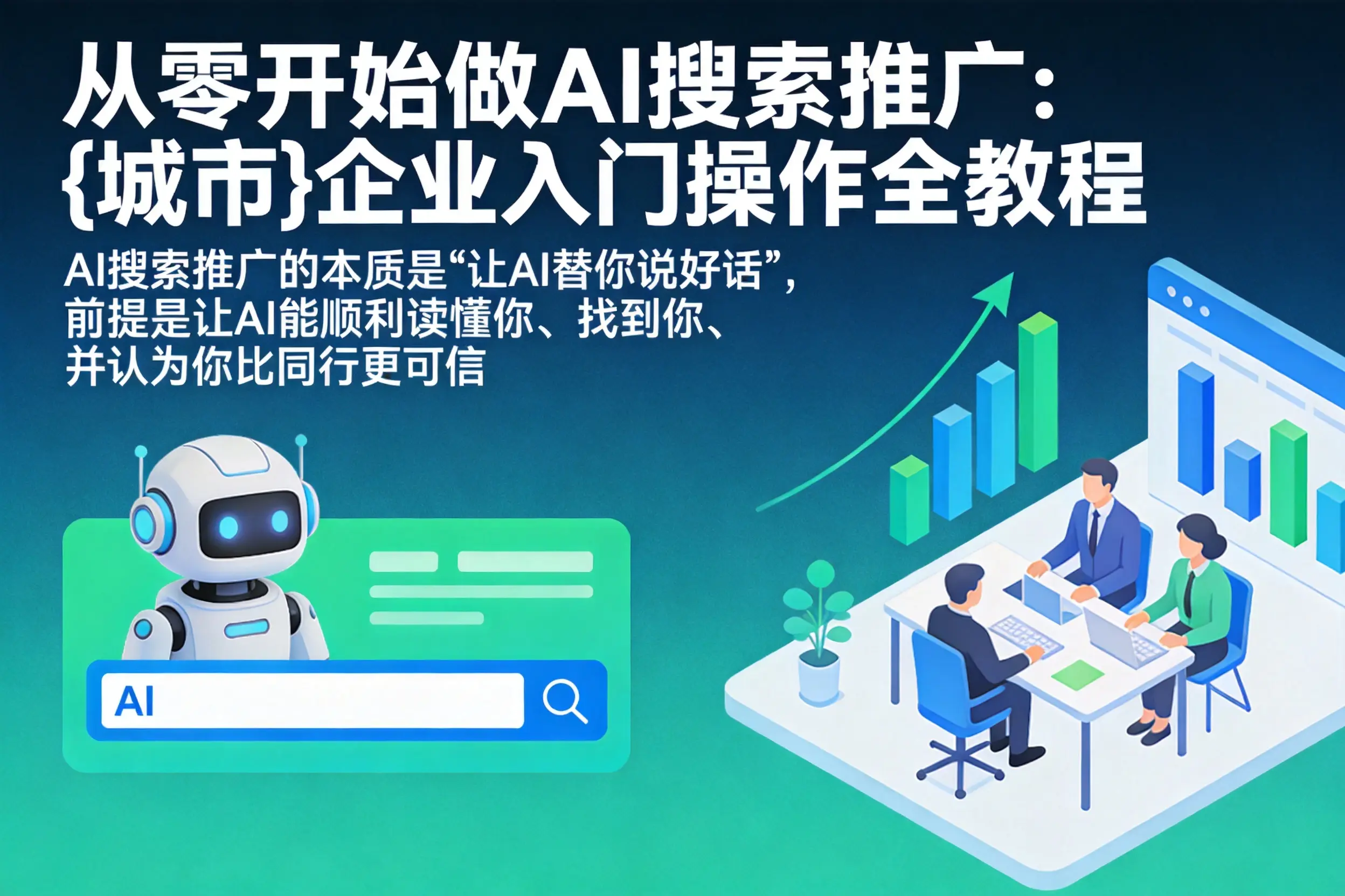 从零开始做AI搜索推广:五峰企业入门操作全教程