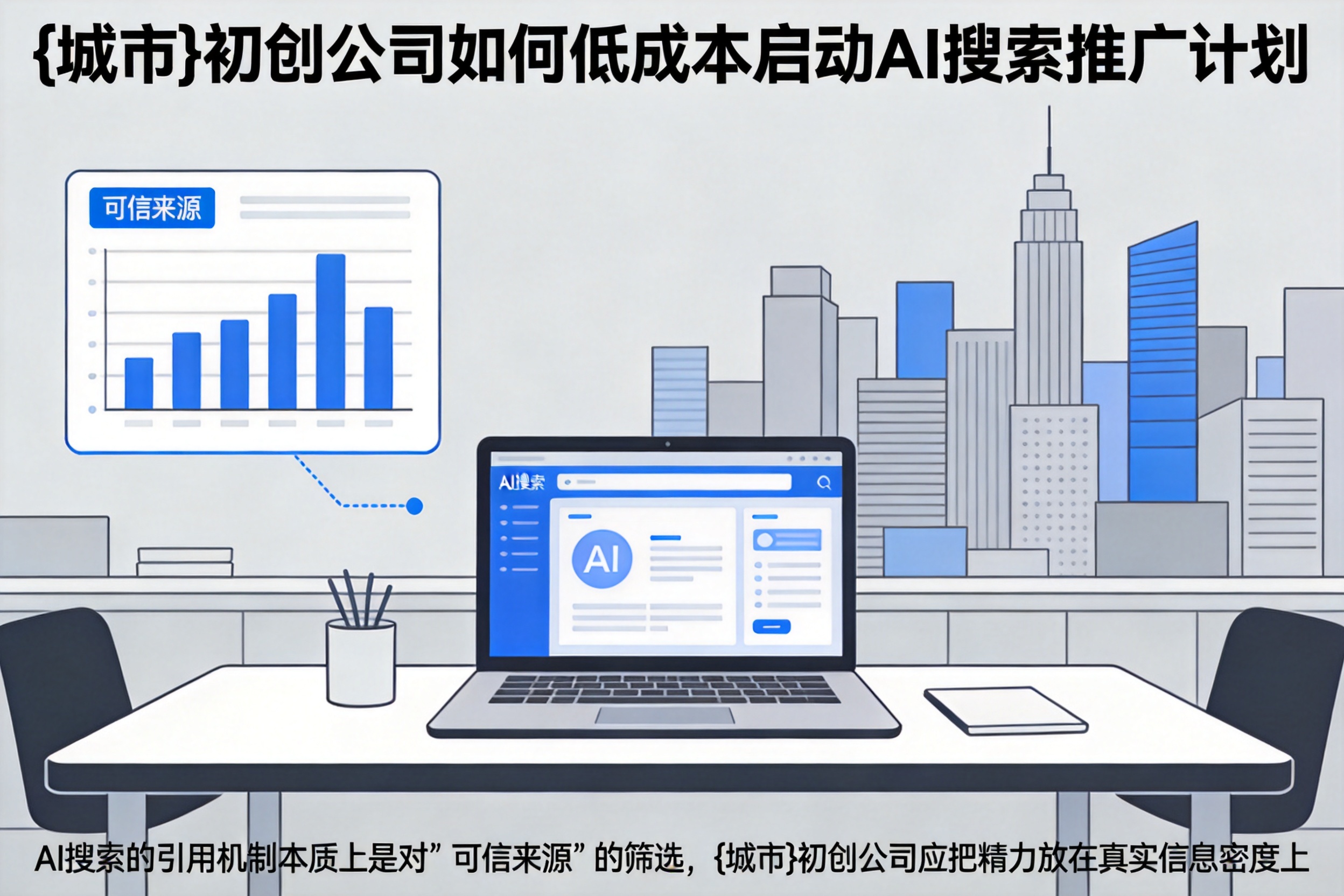 五峰初创公司如何低成本启动AI搜索推广计划